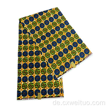 100% Polyester Ankara Style gedruckter Wachsstoff